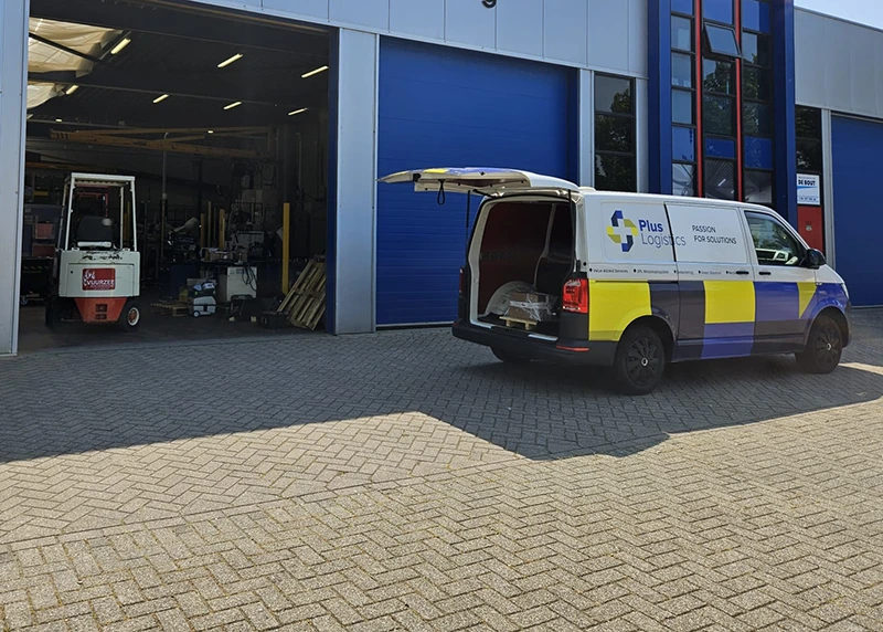 Inladen bestellingen warehousing op locatie