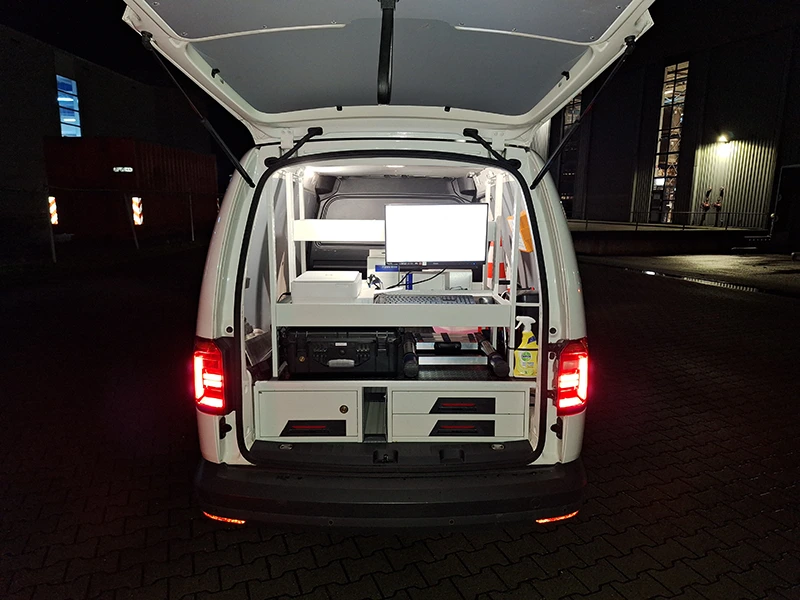 Gasmeten in containers mobiel meetstation